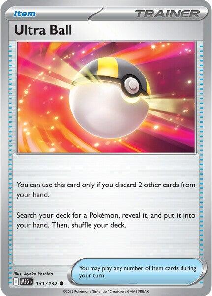 Ultra Ball (131/132) [Mega Evolution: Base Set] | Total Play