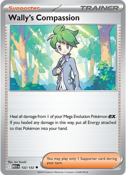 Wally's Compassion (132/132) [Mega Evolutions: Base Set] | Total Play