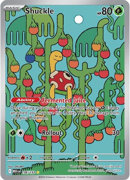 Shuckle (136/132) [Mega Evolution: Base Set] | Total Play