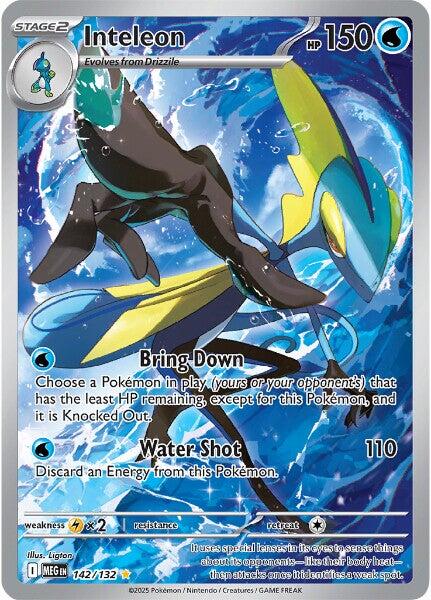 Inteleon (142/132) [Mega Evolutions: Base Set] | Total Play