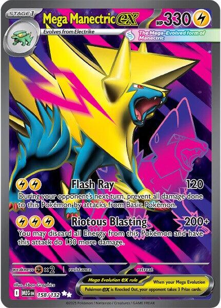 Mega Manectric ex (158/132) [Mega Evolution: Base Set] | Total Play