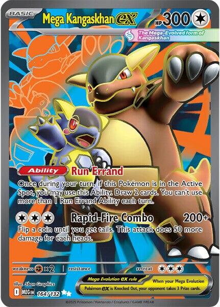 Mega Kangaskhan ex (164/132) [Mega Evolutions: Base Set] | Total Play