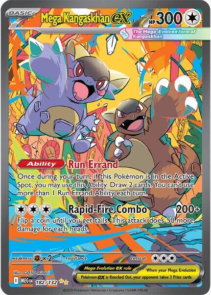 Mega Kangaskhan ex (182/132) [Mega Evolution: Base Set] | Total Play