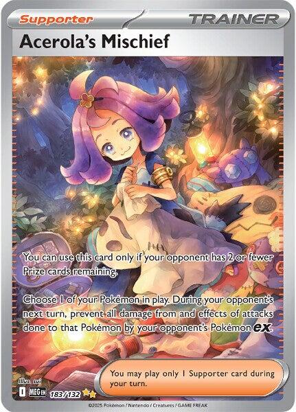 Acerola's Mischief (183/132) [Mega Evolution: Base Set] | Total Play
