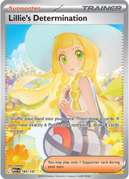 Lillie's Determination (184/132) [Mega Evolution: Base Set] | Total Play