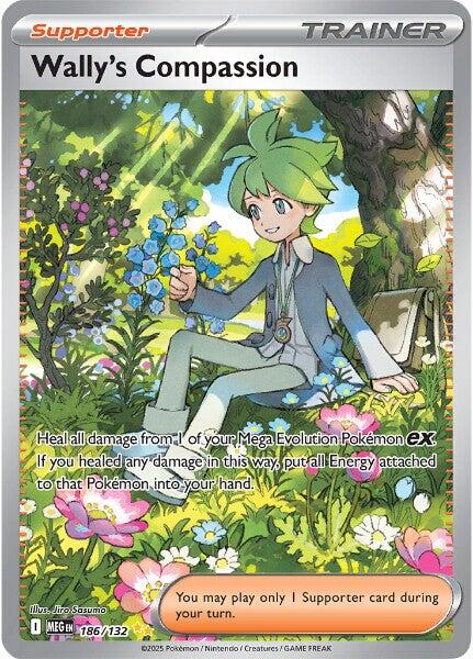 Wally's Compassion (186/132) [Mega Evolutions: Base Set] | Total Play