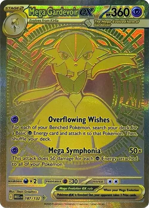 Mega Gardevoir ex (187/132) [Mega Evolution: Base Set] | Total Play