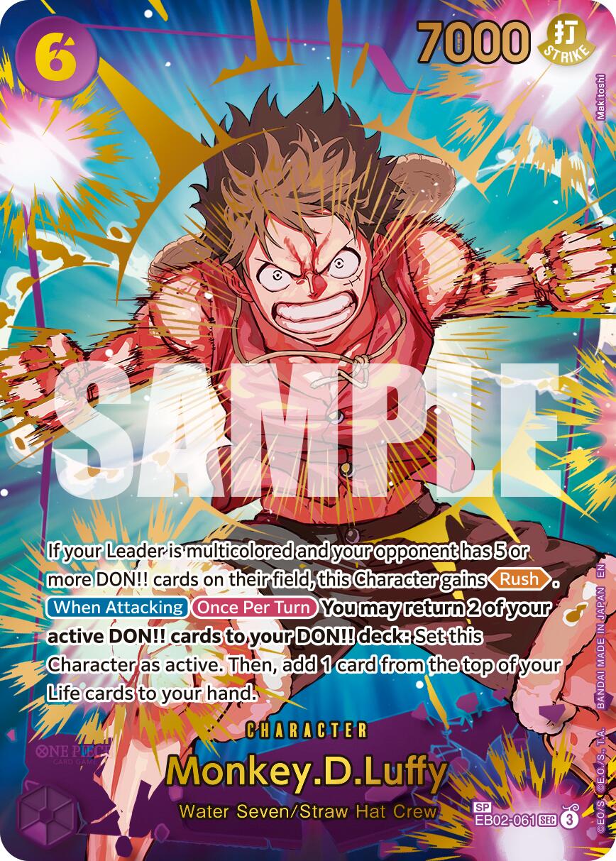 Monkey.D.Luffy (EB02-061) (SP) [Premium Booster -The Best- Vol. 2] | Total Play
