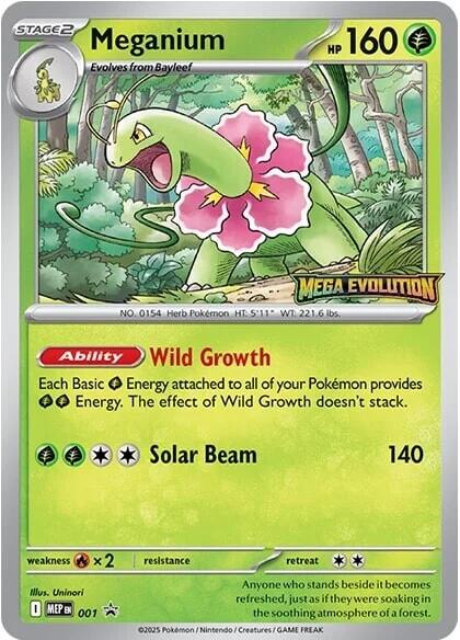 Meganium (001) [Mega Evolutions Promo] | Total Play