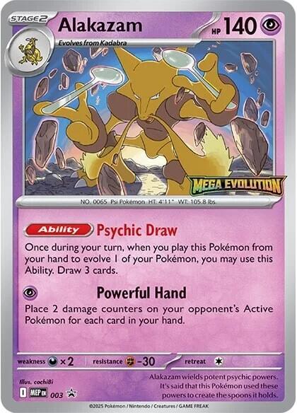 Alakazam (003) [Mega Evolutions Promo] | Total Play