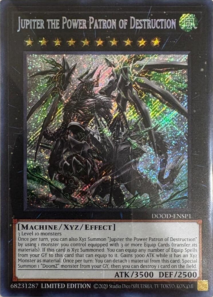 Jupiter the Power Patron of Destruction (SR) [DOOD-ENSP1] Ultra Rare | Total Play