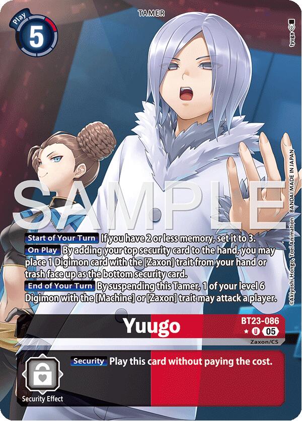 Yuugo [BT23-086] (Alternate Art) [Hackers' Slumber] | Total Play