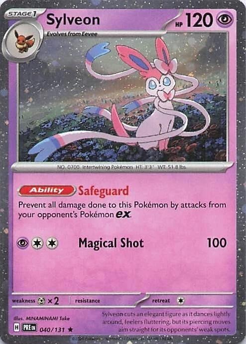 Sylveon (040/131) (Cosmos Holo) [Miscellaneous Cards] | Total Play