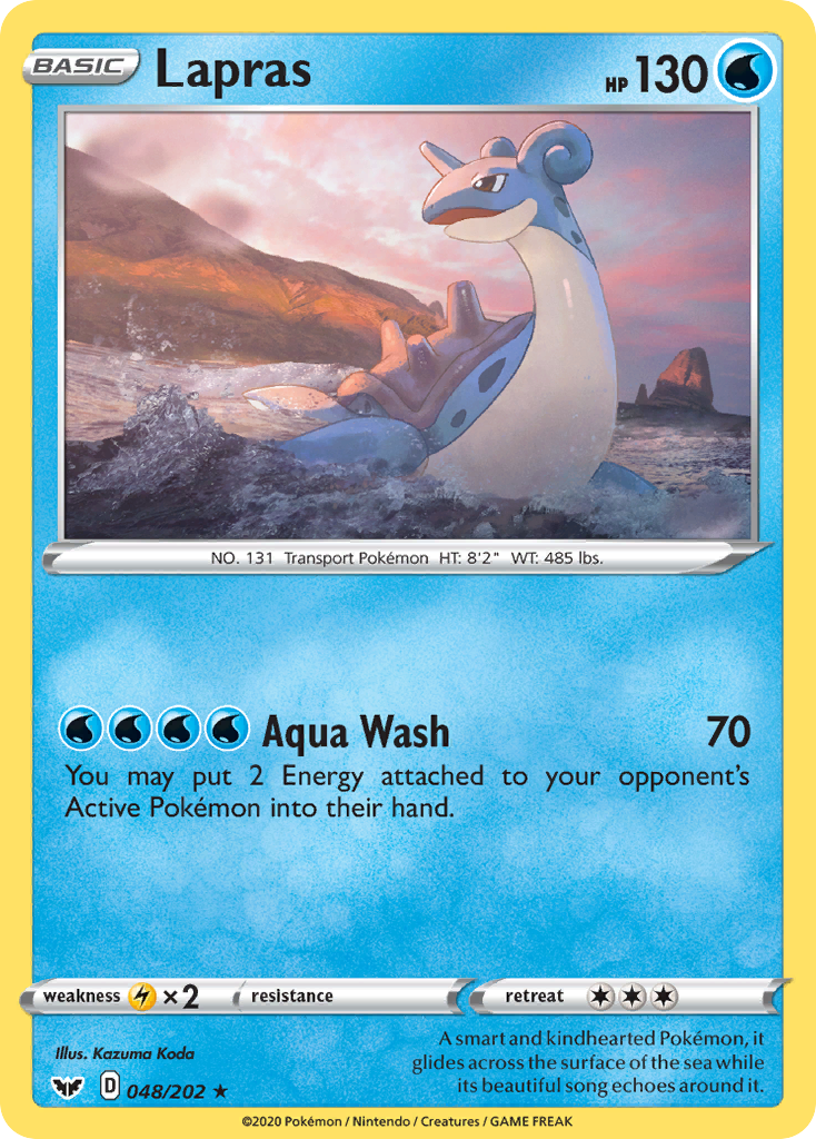 Lapras (048/202) [Sword & Shield: Base Set] | Total Play