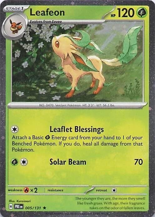 Leafeon (005/131) (Cosmos Holo) [Miscellaneous Cards] | Total Play