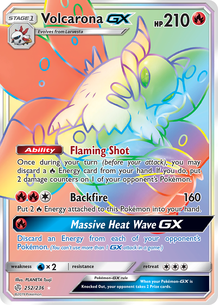 Volcarona GX (252/236) [Sun & Moon: Cosmic Eclipse] | Total Play