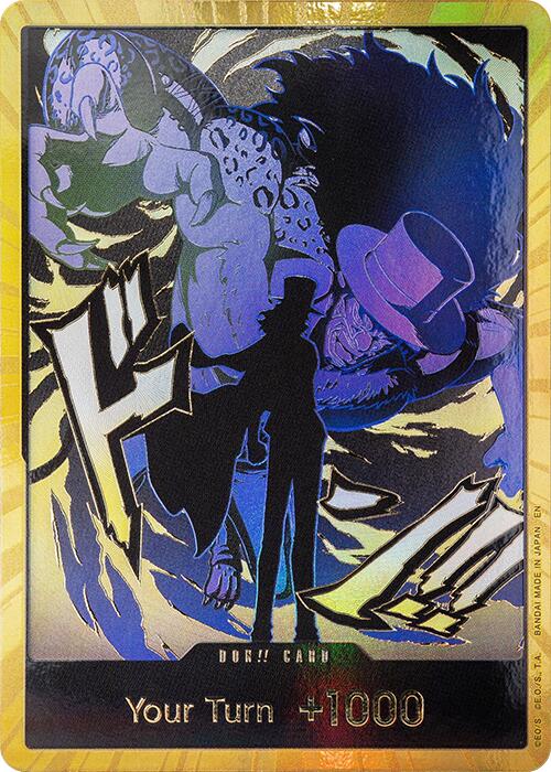 DON!! Card (Rob Lucci) (Gold) [Premium Booster -The Best- Vol. 2] | Total Play