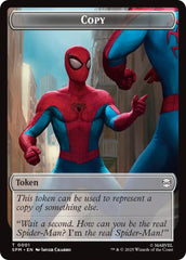 Copy // Human Citizen Double-Sided Token [Marvel's Spider-Man Tokens] | Total Play