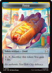 Food // Robot Double-Sided Token [Marvel's Spider-Man Tokens] | Total Play