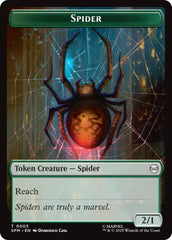 Spider // Treasure Double-Sided Token [Marvel's Spider-Man Tokens] | Total Play