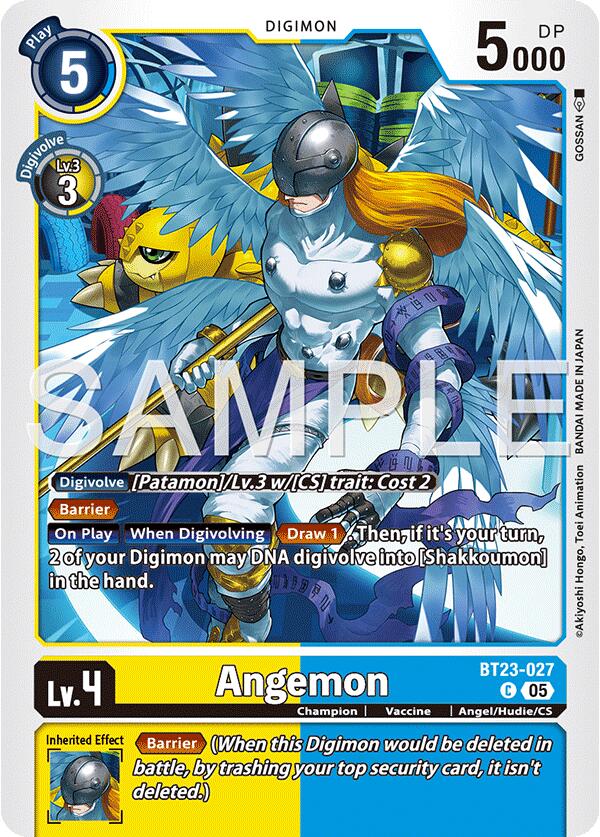 Angemon [BT23-027] [Hackers' Slumber] | Total Play