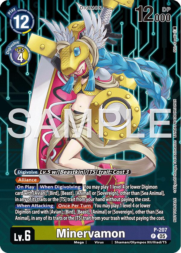 Minervamon [P-207] (Hacker's Slumber Box Promotion Pack) [Promotional Cards] | Total Play