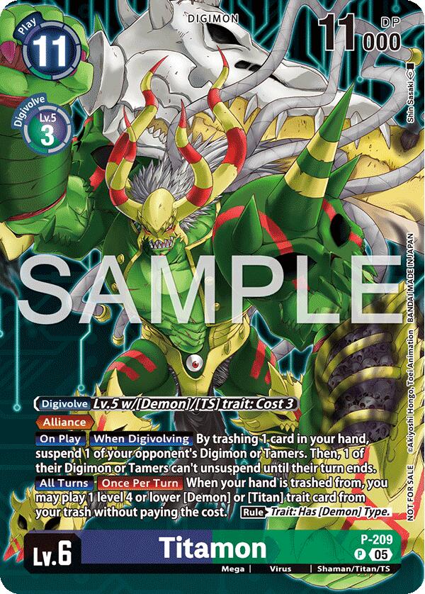 Titamon [P-209] (Hacker's Slumber Box Promotion Pack) [Promotional Cards] | Total Play