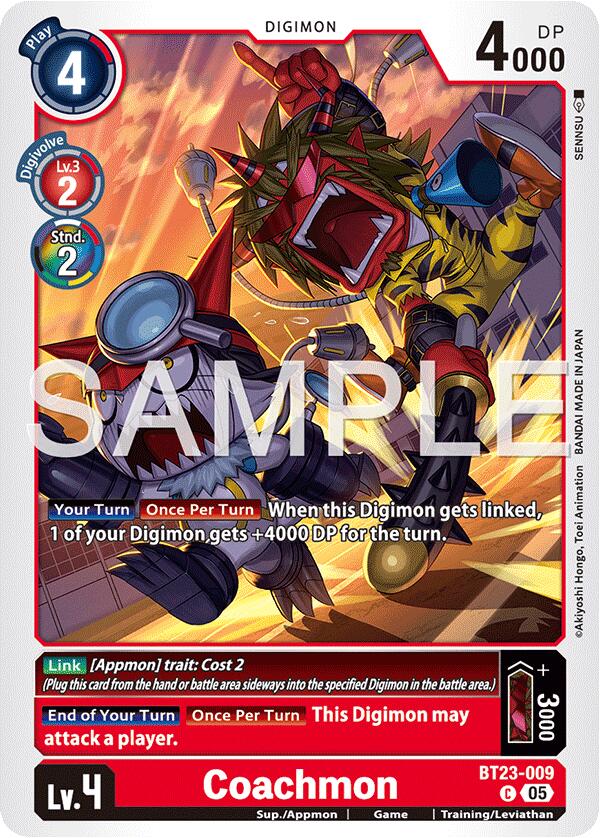 Coachmon [BT23-009] [Hackers' Slumber] | Total Play