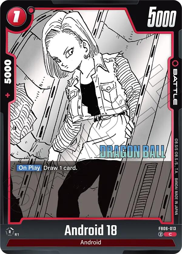 Android 18 (FB06-013) [Manga Booster 02] | Total Play