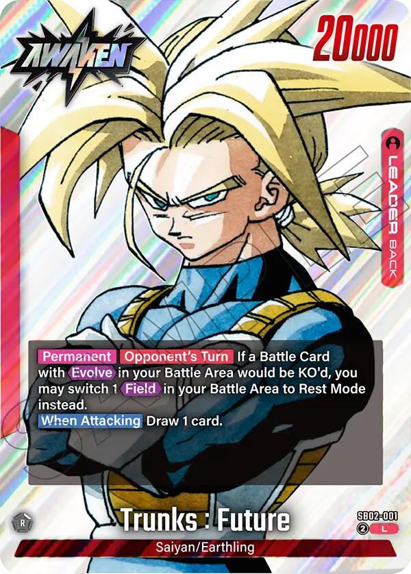 Trunks : Future (SB02-001) [Manga Booster 02] | Total Play