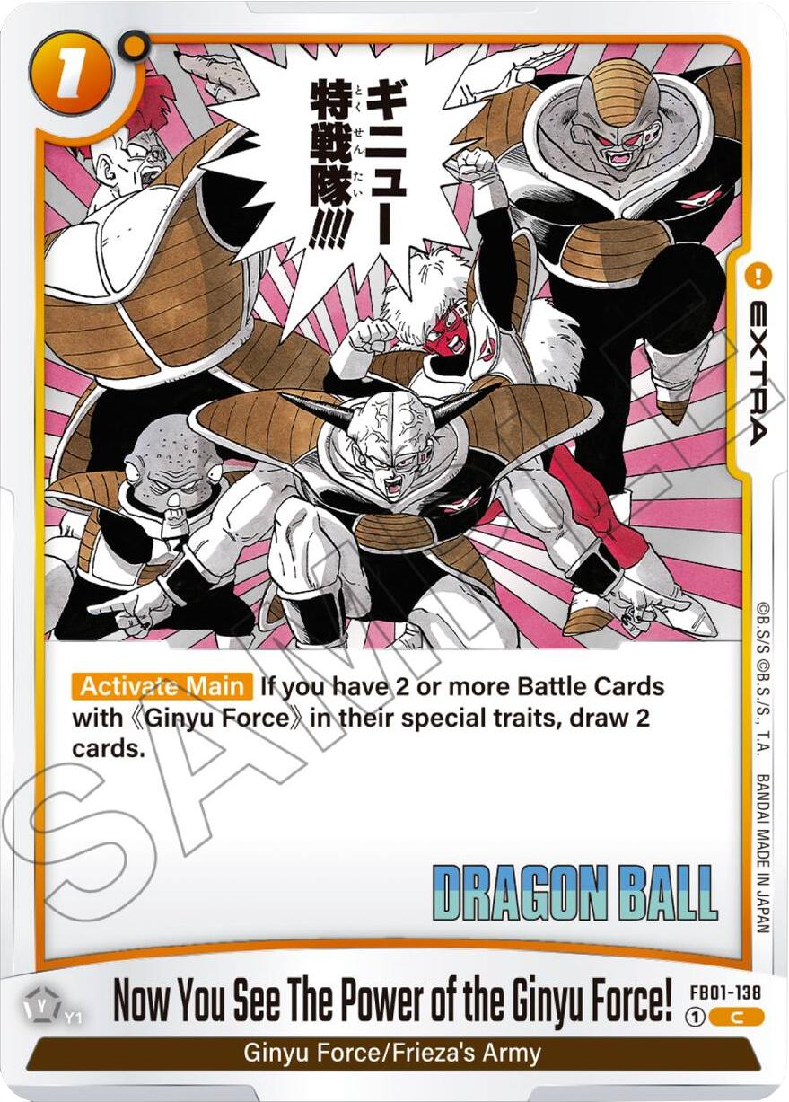 Now You See The Power of the Ginyu Force! [Manga Booster 02] | Total Play