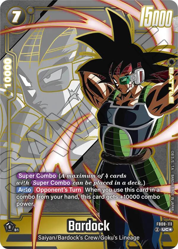 Bardock (FB08-111) (Alternate Art) [Saiyan's Pride] | Total Play