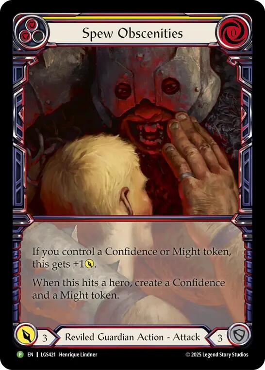 Spew Obscenities [LGS421] (Promo)  Cold Foil | Total Play