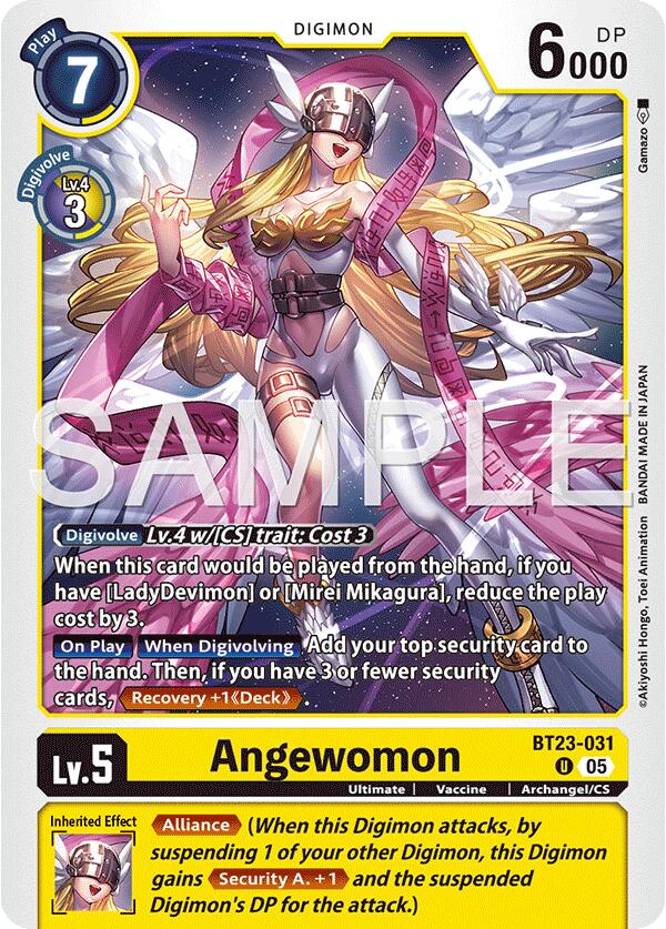 Angewomon [BT23-031] [Hackers' Slumber] | Total Play