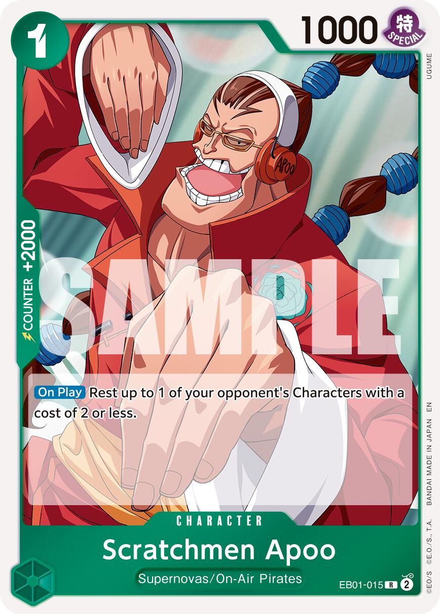 Scratchmen Apoo (EB01-015) (Reprint) [Premium Booster -The Best- Vol. 2] | Total Play