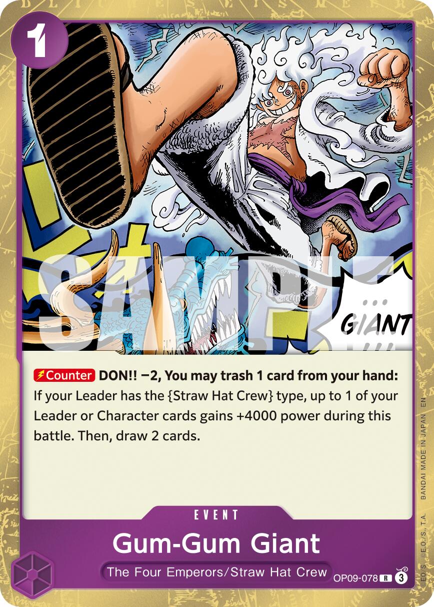 Gum-Gum Giant (Reprint) [Premium Booster -The Best- Vol. 2] | Total Play