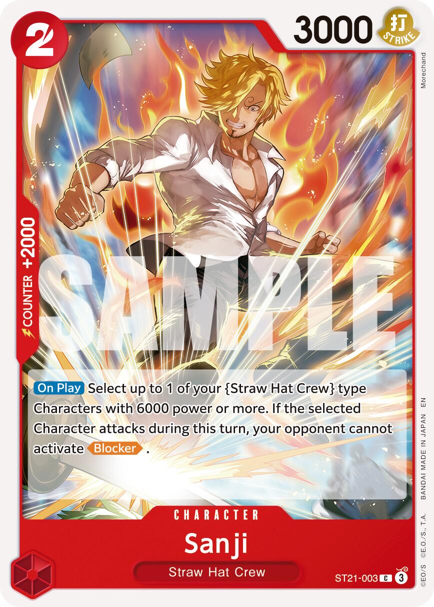 Sanji (ST21-003) (Reprint) [Premium Booster -The Best- Vol. 2] | Total Play