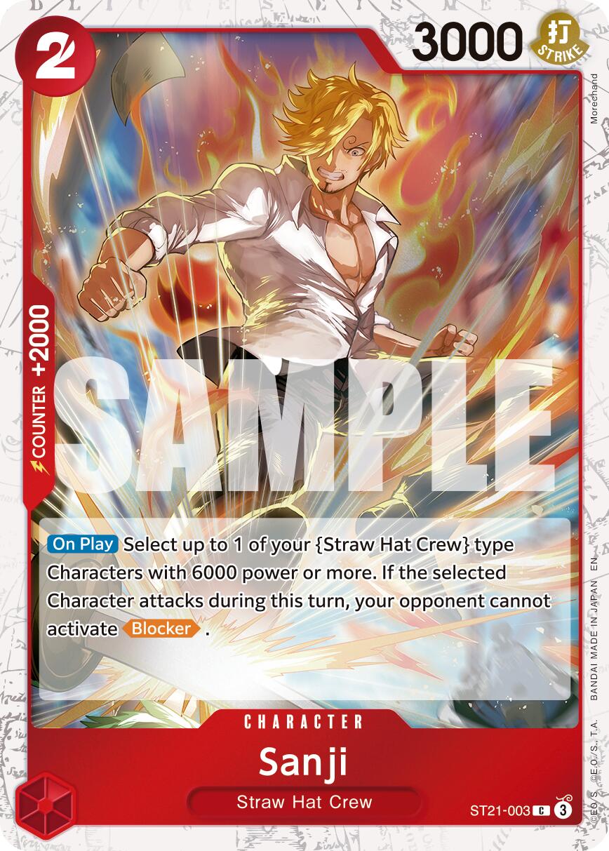 Sanji (ST21-003) (Pirate Foil) [Premium Booster -The Best- Vol. 2] | Total Play