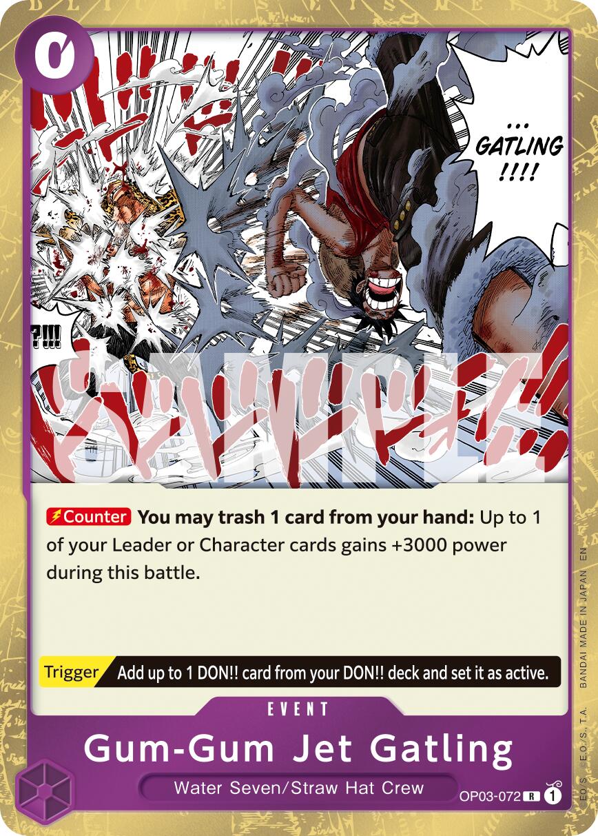 Gum-Gum Jet Gatling (Reprint) [Premium Booster -The Best- Vol. 2] | Total Play