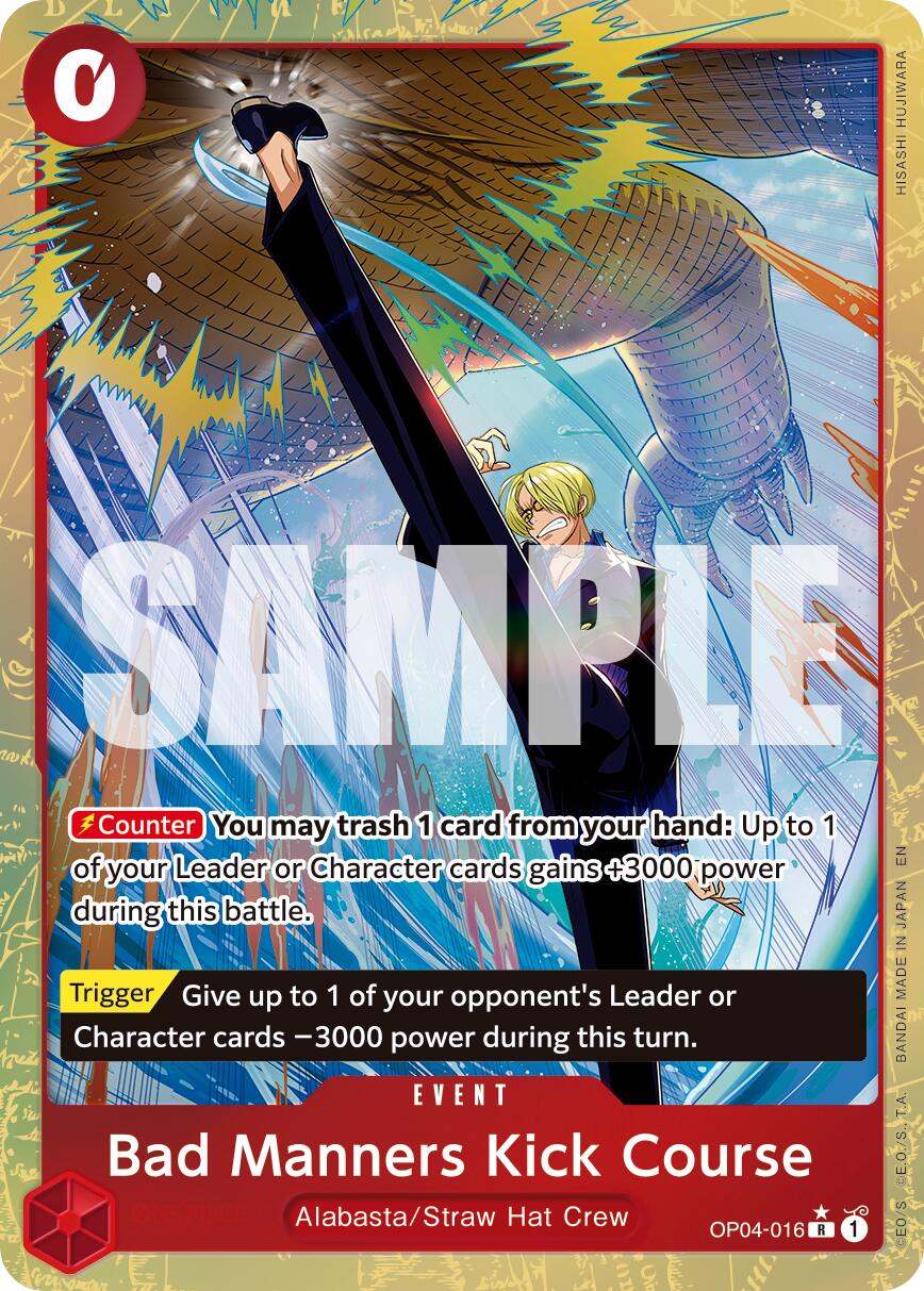 Bad Manners Kick Course (Alternate Art) [Premium Booster -The Best- Vol. 2] | Total Play