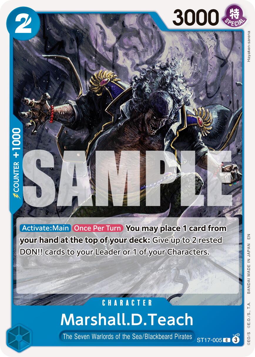 Marshall.D.Teach (ST17-005) [Premium Booster -The Best- Vol. 2] | Total Play