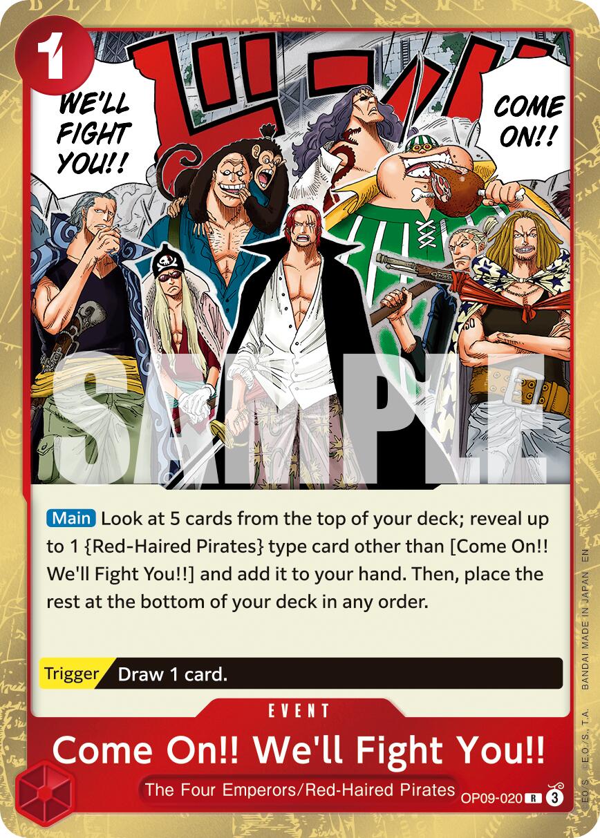 Come On!! We'll Fight You!! (Reprint) [Premium Booster -The Best- Vol. 2] | Total Play
