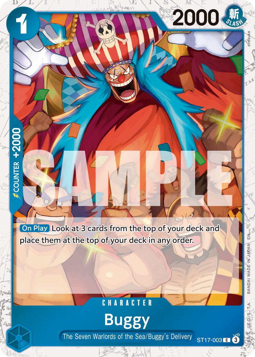 Buggy (ST17-003) (Pirate Foil) [Premium Booster -The Best- Vol. 2] | Total Play
