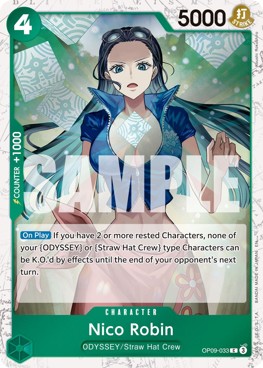Nico Robin (OP09-033) (Pirate Foil) [Premium Booster -The Best- Vol. 2] | Total Play
