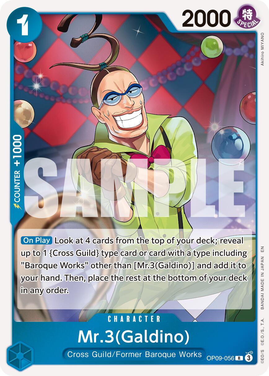 Mr.3(Galdino) (OP09-056) (Reprint) [Premium Booster -The Best- Vol. 2] | Total Play