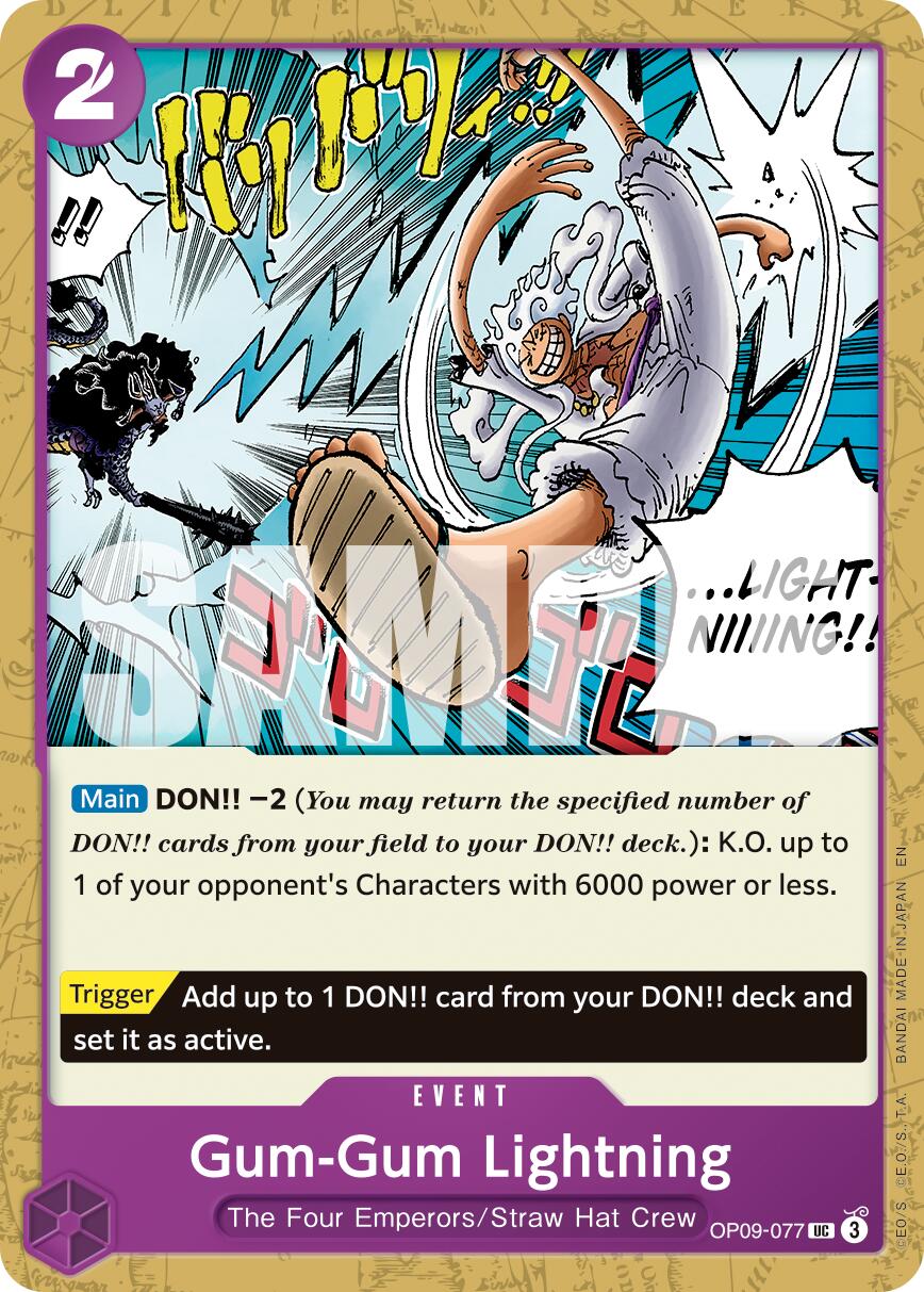 Gum-Gum Lightning (Reprint) [Premium Booster -The Best- Vol. 2] | Total Play