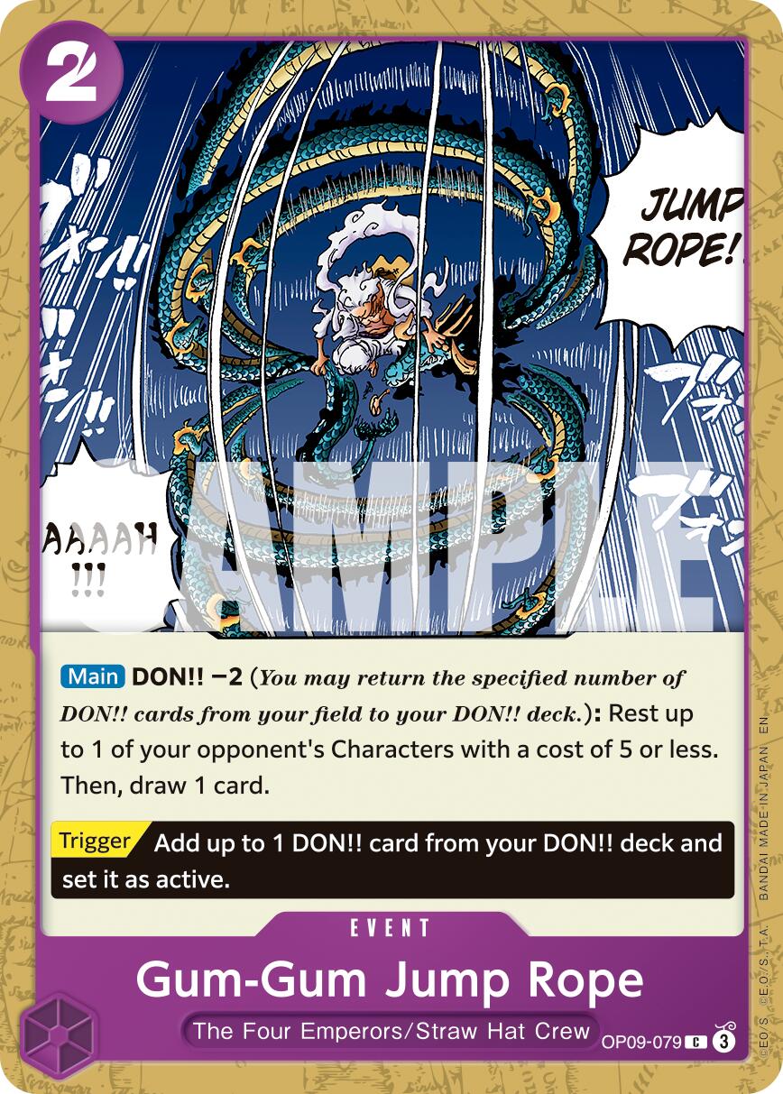 Gum-Gum Jump Rope (Reprint) [Premium Booster -The Best- Vol. 2] | Total Play