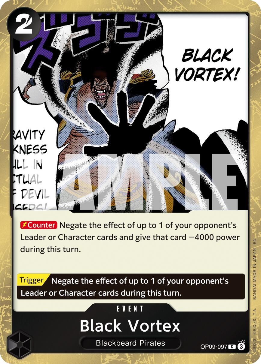 Black Vortex (Pirate Foil) [Premium Booster -The Best- Vol. 2] | Total Play
