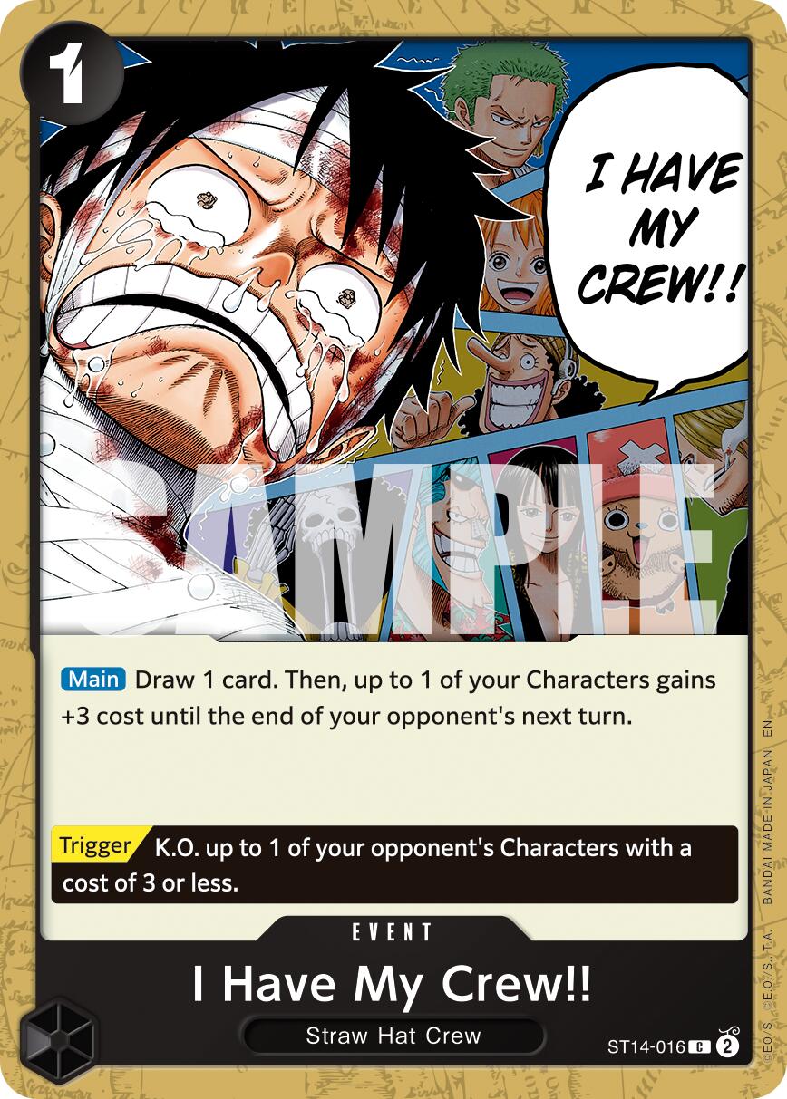 I Have My Crew!! (Reprint) [Premium Booster -The Best- Vol. 2] | Total Play