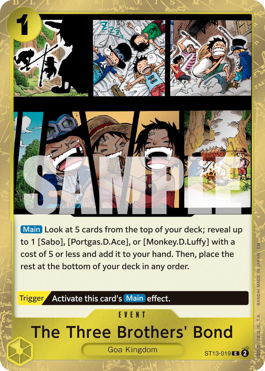 The Three Brothers' Bond (Pirate Foil) [Premium Booster -The Best- Vol. 2] | Total Play
